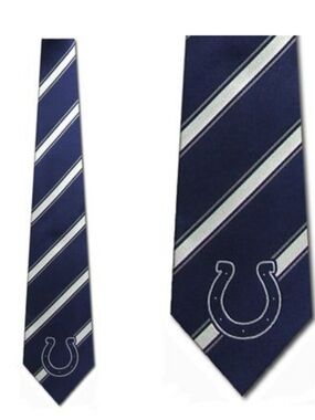 Official NFL INDIANAPOLIS COLTS Mens Blue Stripe Necktie. New With Tags